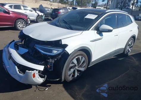 2021 Volkswagen Id.4 Pro S из США, поврежденный, VIN WVGKMPE2XMP060604